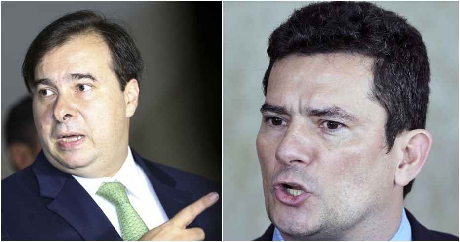 Rodrigo Maia e Sérgio Moro