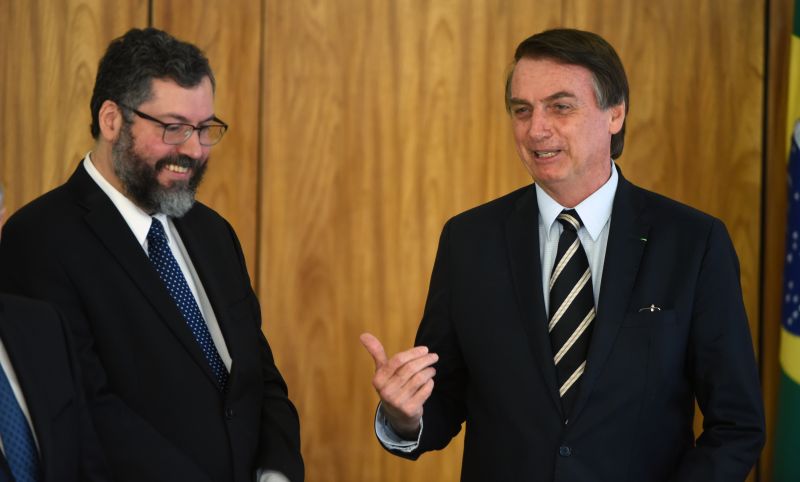 Ernesto Araújo e Bolsonaro