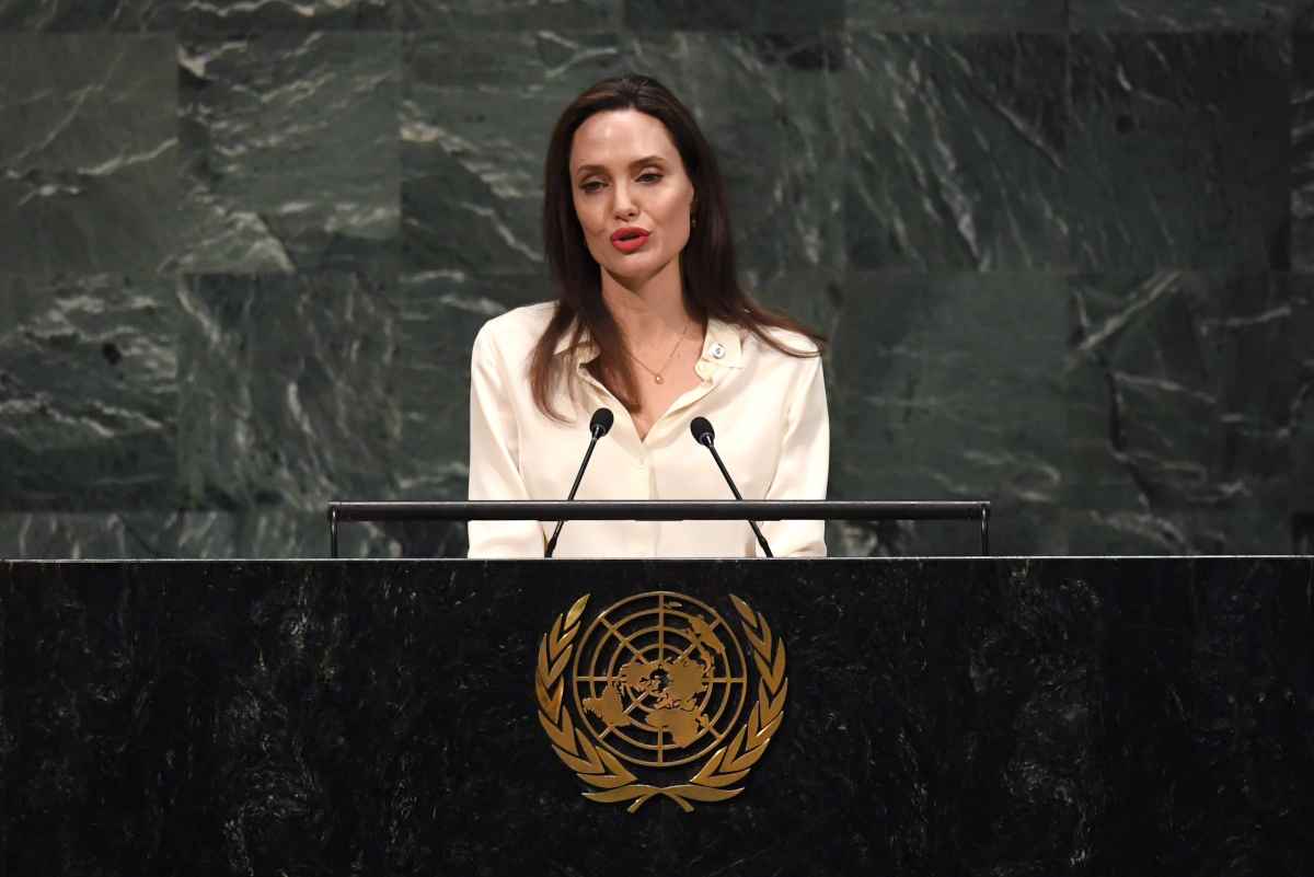 Angelina Jolie faz discurso na ONU