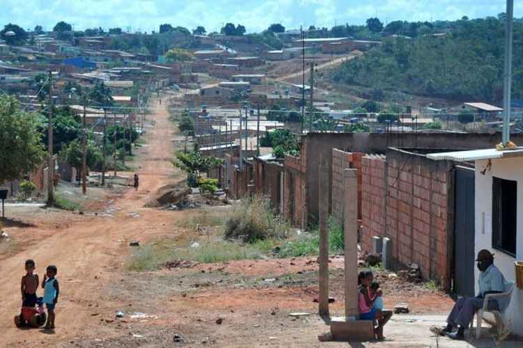 foto que mostra a desigualdade social no Distrito Federal