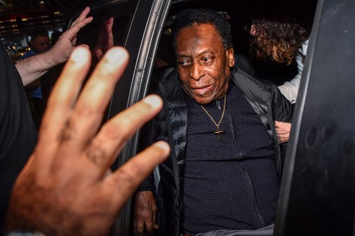 Pelé em evento em Paris