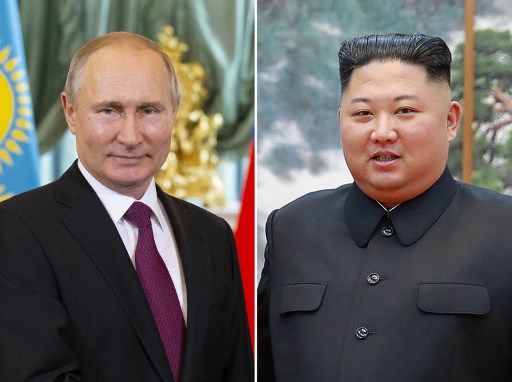 O Kremlin anunciou na quinta-feira passada a preparação de uma cúpula inédita entre Putin e Kim, prevista para o final de abril