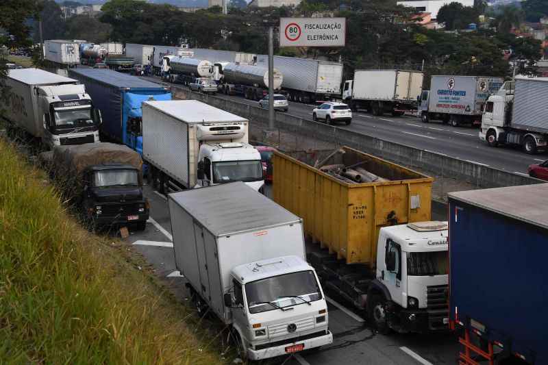 Greve dos caminhoneiros