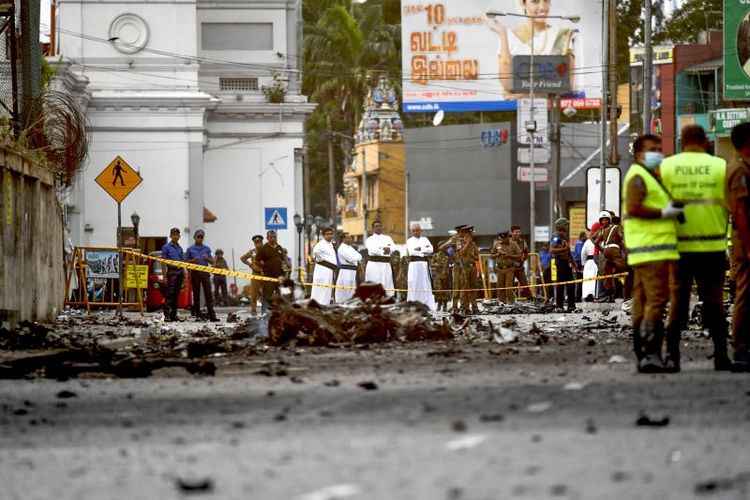 foto do ataque terrorista em Sri Lanka, que deixou centenas de feridos