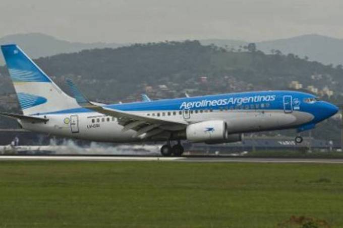 Avião da Aerolíneas Argentinas