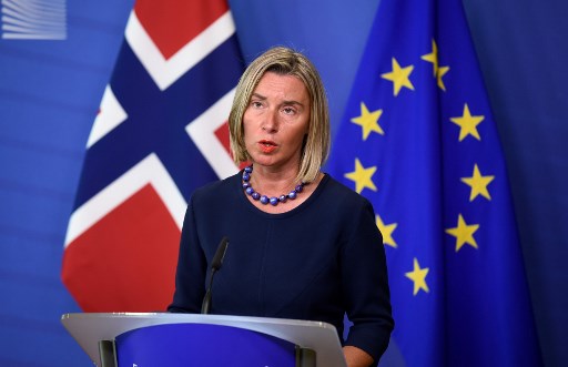 Federica Mogherini, chefe da diplomacia da União Europeia