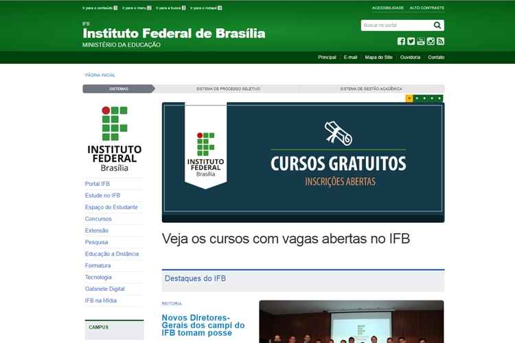 Todo o processo de inscrição é gratuito