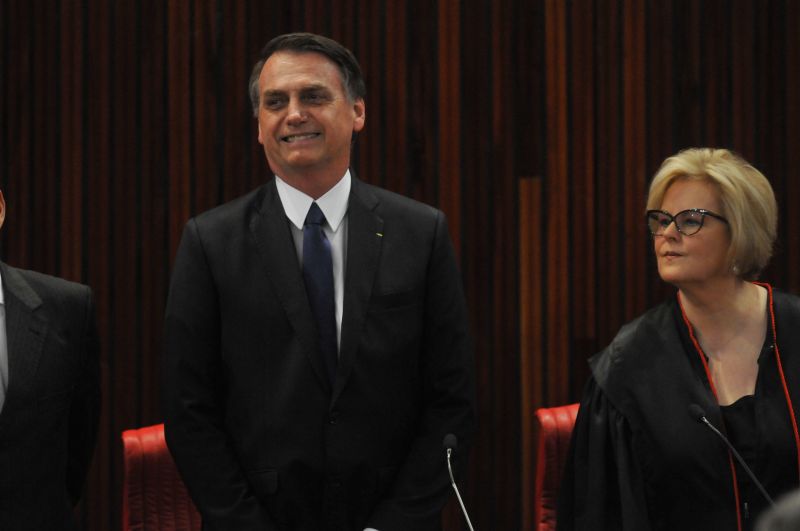 Rosa Weber e Bolsonaro