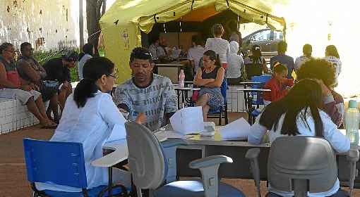 Em dois dias de atendimentos emergenciais nos pontos de hidratação, 760 pessoas foram atendidas