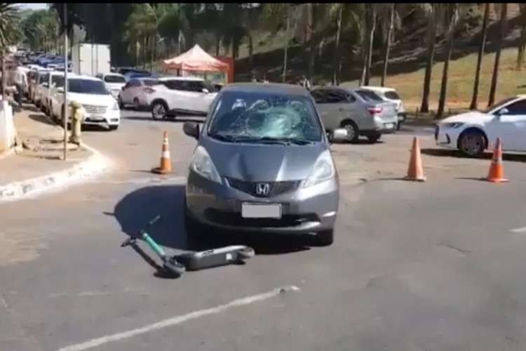 Vítima estava perto do Tribunal Regional do Trabalho (TRT) quando foi atingida por um Honda Fit