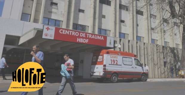 Fachada do Hospital de Base do Distrito Federal