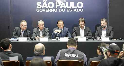 Doria e os outros governadores do PSDB prometem articular bancadas na Câmara dos Deputados