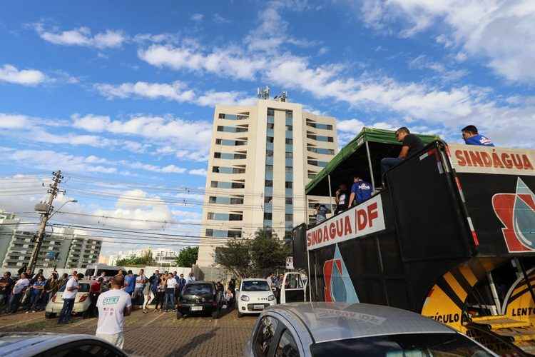 Protesto do Sindágua