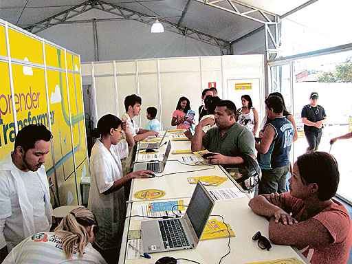 Ação da Via Varejo no projeto Aprender e Transformar, em Corumbá, no Mato Grosso do Sul: companhia reúne as marcas Ponto Frio, Casas Bahia e Bartira, as operações digitais do Extra e do Barateiro, além da VVAtacado