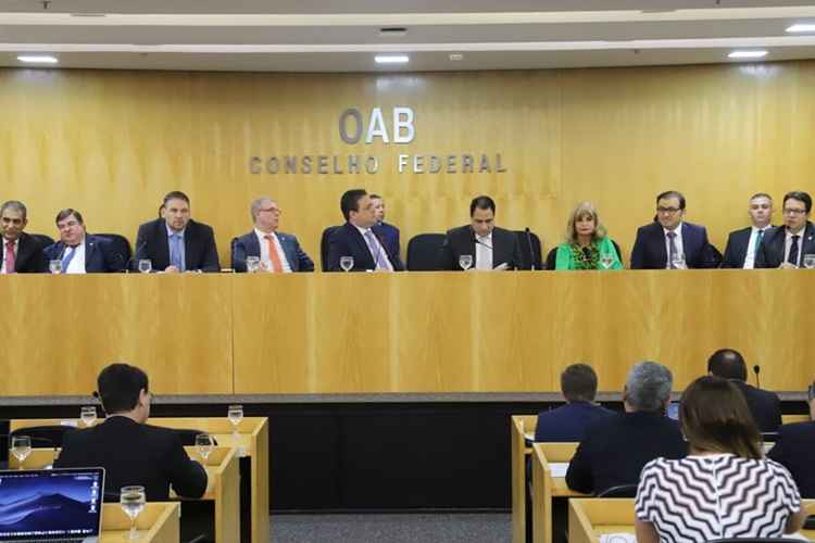 A escolha foi feita durante sessão em Plenário da OAB