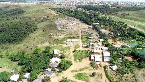 Os grileiros agiam na Granja Modelo, próximo à BR-060, no Riacho Fundo 1: área total de 93 hectares