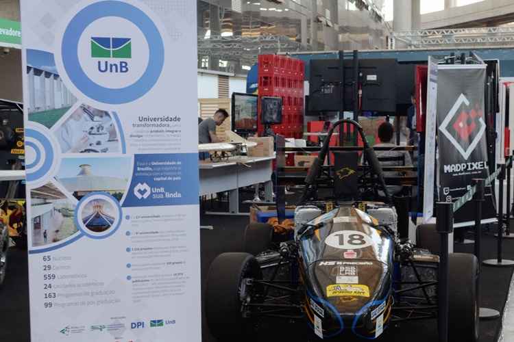 UnB presente no evento com projetos de pesquisa, empresas juniores, startups e empresas incubadas