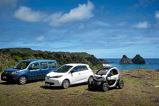 Entre os modelos cedidos estão o Renault Kangoo Z.E, Twizy e Zoe