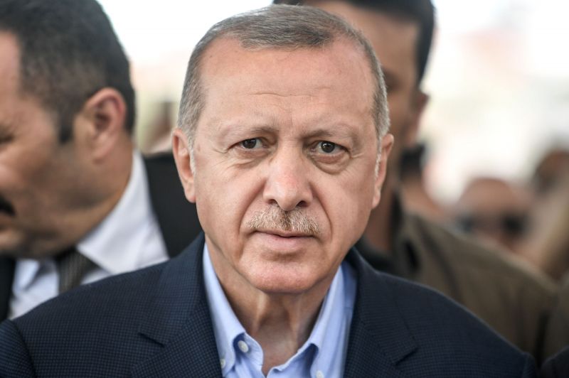 Presidente da Turquia, Recep Tayyip Erdogan.