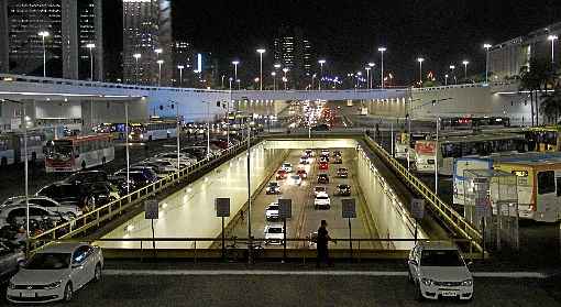 As mudanças no fluxo de veículos na plataforma superior começam hoje à tarde e durarão pelo menos 30 dias