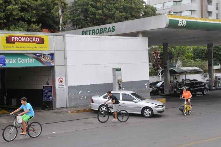 Posto onde o taxista morreu após ser baleado, em abril de 2017