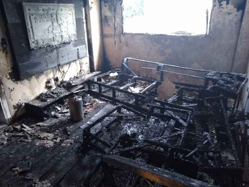 Imagem do apartamento que explodiu em Curitiba