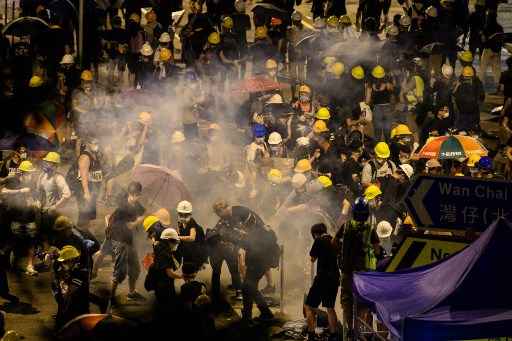 Manifestações em Hong Kong