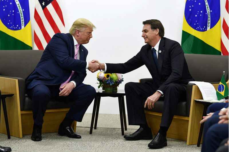 Bolsonaro e Trump no G20: promessas de apoio multo