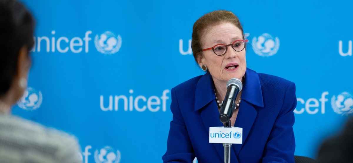 A diretora-geral do Unicef, Henrietta Fore, afirma que a maioria das pessoas que deixam seus países fogem 'da violência, dos conflitos e do crime'