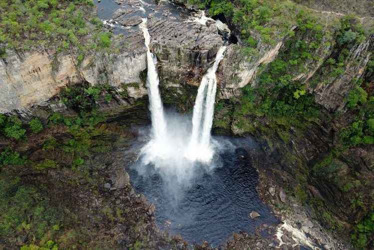 Cachoeira no Parque Nacional Chapada dos Veadeiros