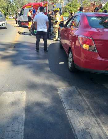 A jovem passeava na 303/304 Sul no momento do acidente