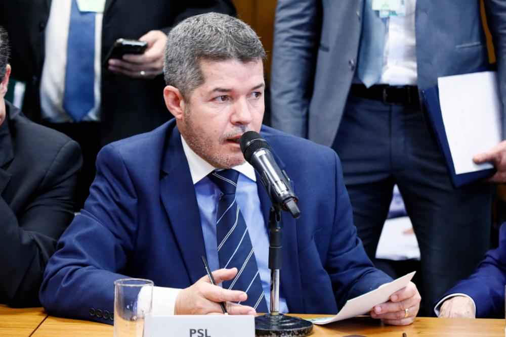 O líder do PSL na Câmara, deputado Delegado Waldir (GO)