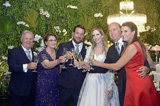 George Raulino e Nelda, Gabriel e Marcela, Edson Carvalho Mendonça e Ana Luiza