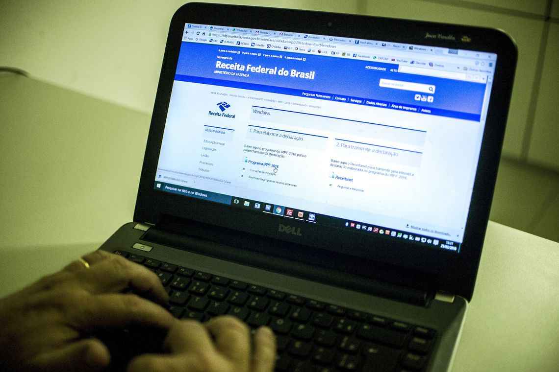 Restituições imposto de Renda no site da Receita Federal