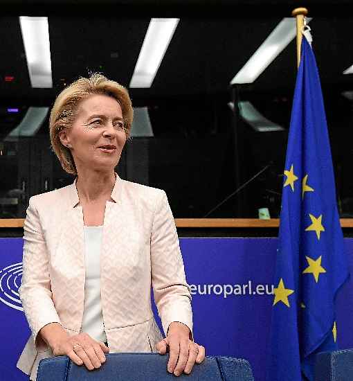 Ursula von der Leyen enfrenta
resistências na Eurocâmara