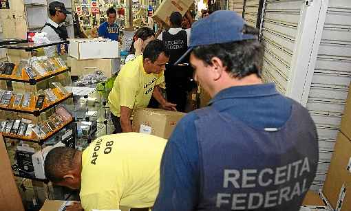 Fiscalização para combater o contrabando: produtos ilegais apreendidos atingiram valor R$ 1,5 bilhão nos primeiros seis meses deste ano