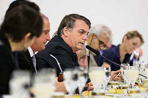 Bolsonaro no café da manhã: ele chamou de populistas as medidas de governos anteriores de combate à fome