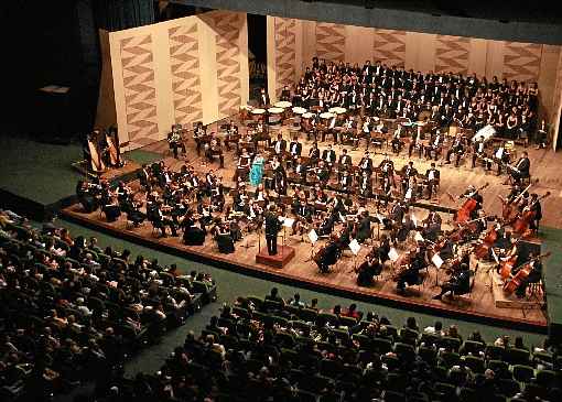 Uma das últimas apresentações no Teatro Nacional, em abril de 2014