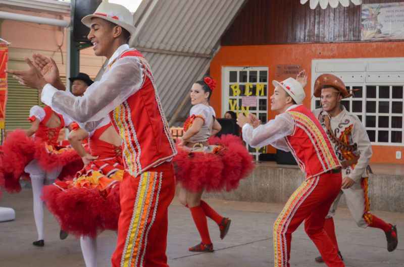 Lucas Pereira, dançarino da quadrilha Xodó do Cerrado