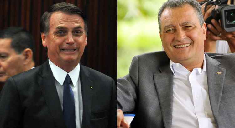 Bolsonaro e Rui Costa