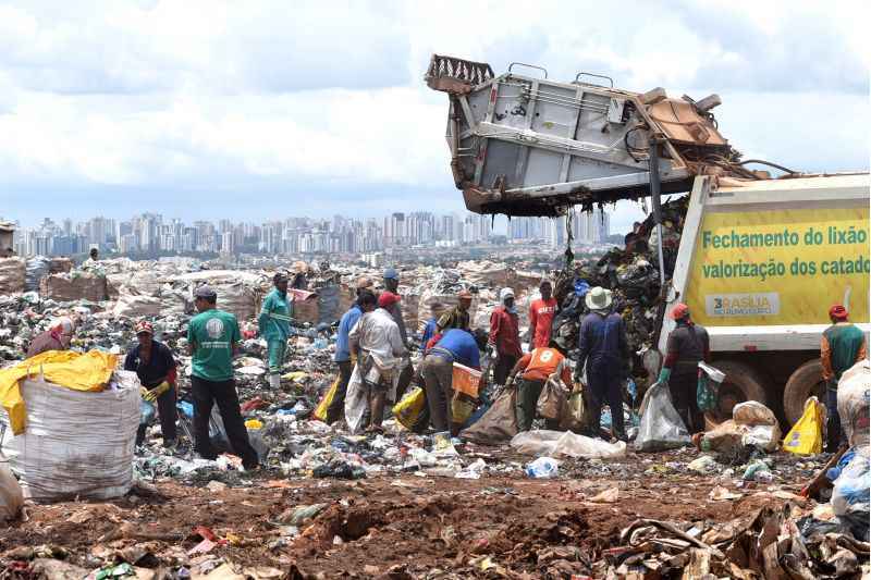 O Lixão da Estrutural era o maior da América Latina e o segundo maior do mundo