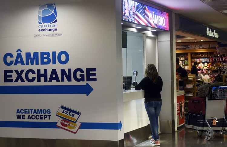 Casa de câmbio no Aeroporto Internacional de Brasília