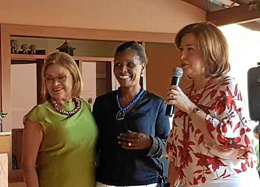 Rosita Martini (Guatemala),Neogilda Cosme(Angola) e Miriam Fabiancic (ONU)