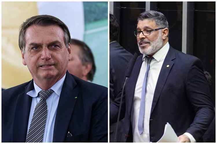 deputado federal Alexandre Frota, expulso do PSL, e o presidente Jair Bolsonaro