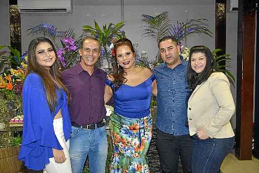 Catharyna, Carlos Alberto Silva e Luciana, Carlos Frederico e Liana