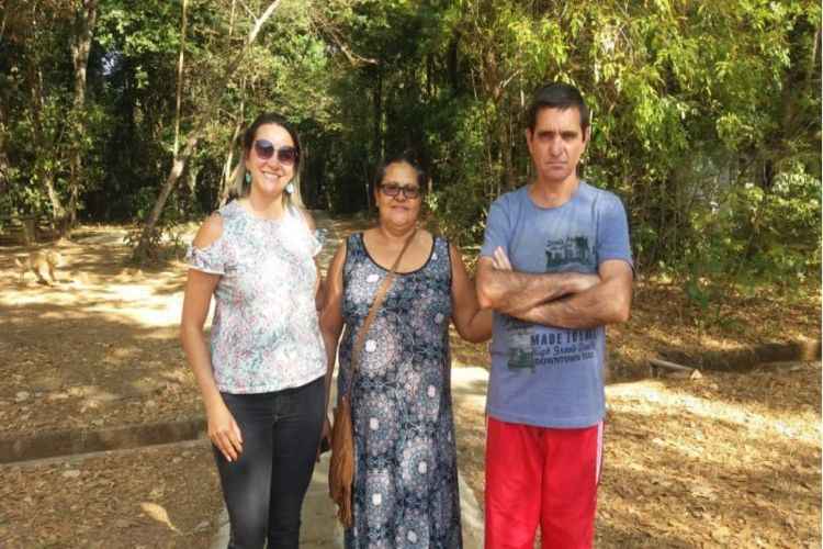 Dusângela Santana, Francicleide Félix e Nilton de Jesus Porto: lugar de paz