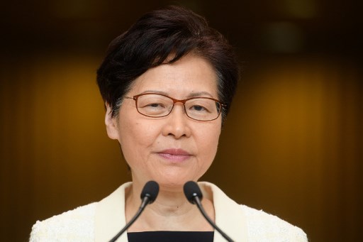 Chefe de Governo de Hong Kong, Carrie Lam.