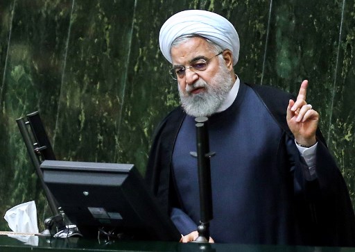 Presidente do Irã, Hassan Rouhani.