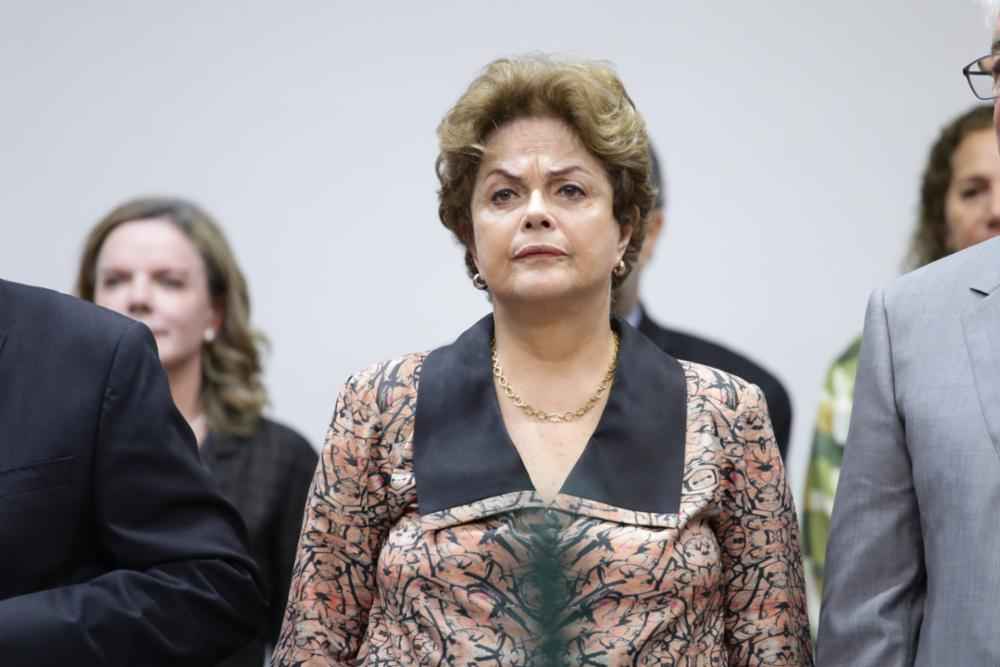 Ex-presidente Dilma Rousseff em primeira visita ao Congresso Nacional após o impeachment