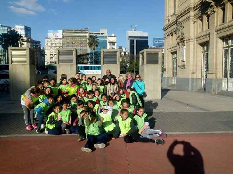 Alunos da escola Darcy Ribeiro, em São Paulo